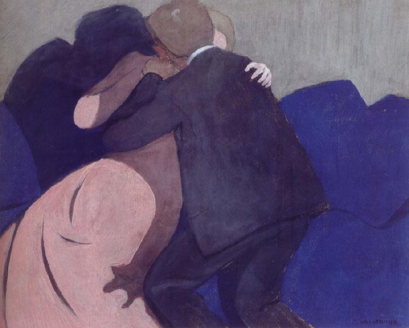 Felix Vallotton The Kiss oil painting image